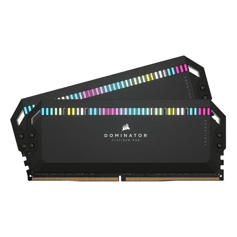 Memoria RAM Corsair Dominator Platinum RGB DDR5 6800MHz 64GB 2x32GB CL40 Negro