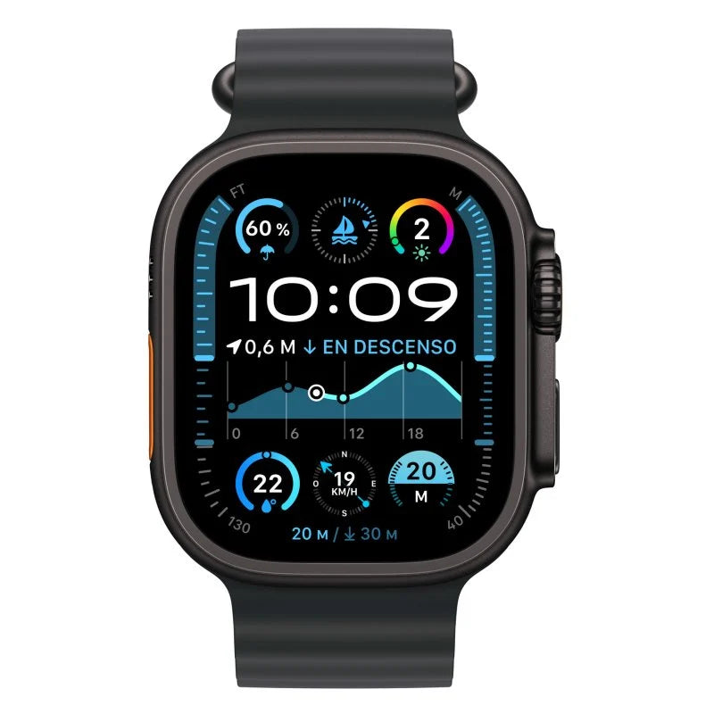 Apple Watch Ultra 2 GPS Cellular 49mm Caja Negra Titanio con Correa Ocean Band Negra