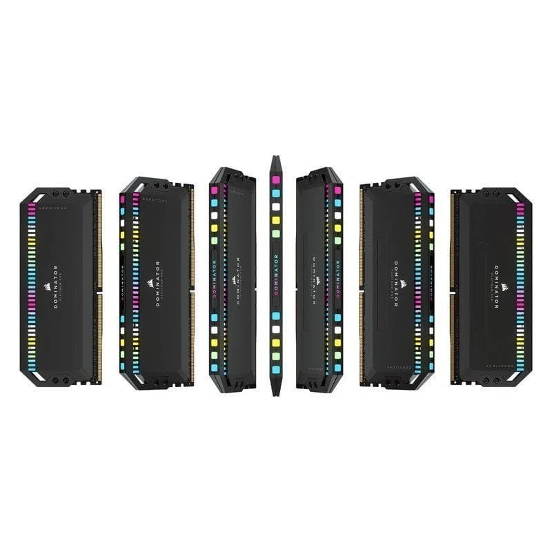 Memoria RAM Corsair Dominator Platinum RGB DDR5 6800MHz 64GB 2x32GB CL40 Negro