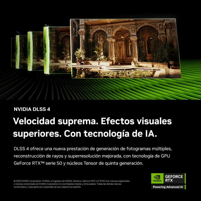Tarjeta Gráfica MSI GeForce RTX 5070 GAMING TRIO OC 12GB GDDR7 Reflex 2 RTX AI DLSS4