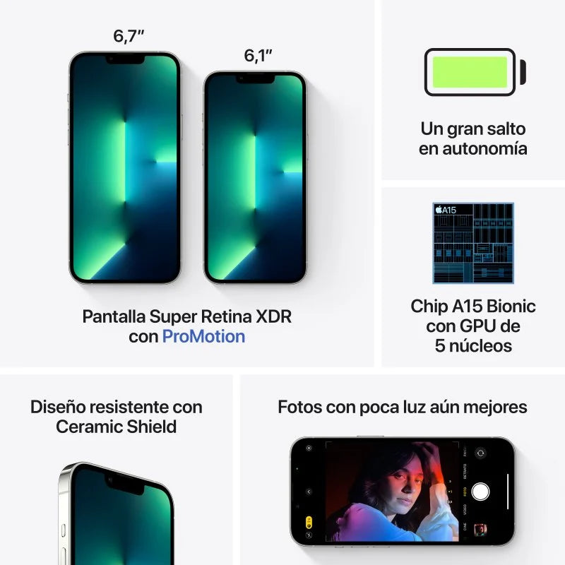 iPhone 13 Pro Max 256GB Blanco Titanio