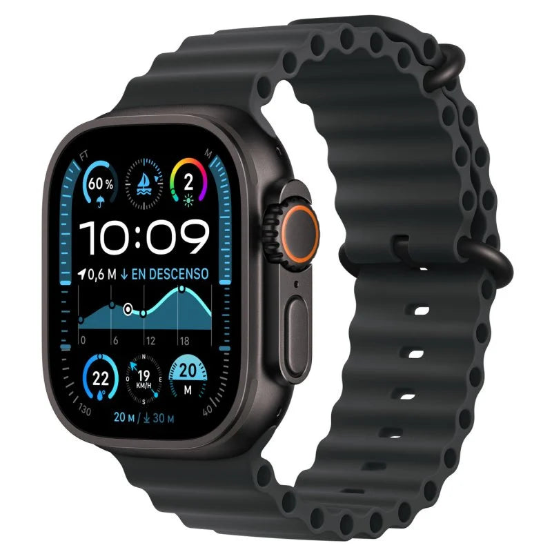 Apple Watch Ultra 2 GPS Cellular 49mm Caja Negra Titanio con Correa Ocean Band Negra
