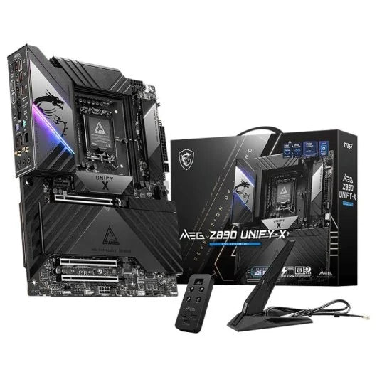 MSI Z890 LGA1851 ATX MEG Z890 UNIFY-X DDR5 PCIe 5.0 Thunderbolt 4 WiFi 6E