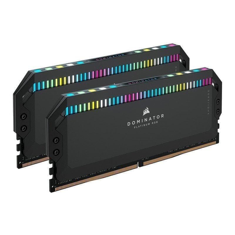 Memoria RAM Corsair Dominator Platinum RGB DDR5 6800MHz 64GB 2x32GB CL40 Negro