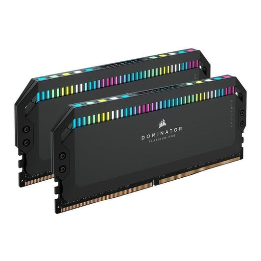 Memoria RAM Corsair Dominator Platinum RGB DDR5 6800MHz 64GB 2x32GB CL40 Negro