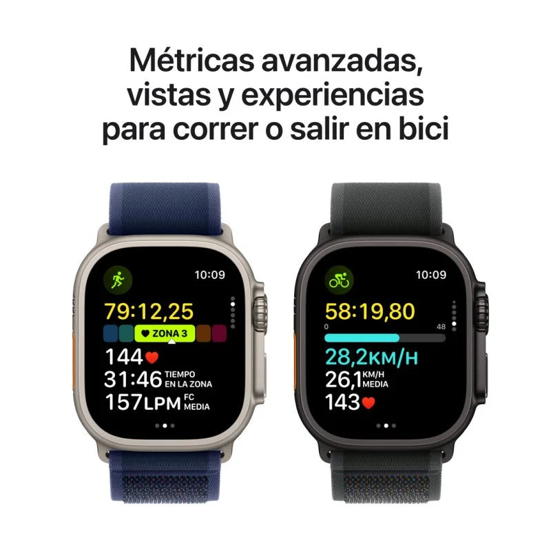 Apple Watch Ultra 2 GPS Cellular 49mm Caja Negra Titanio con Correa Ocean Band Negra