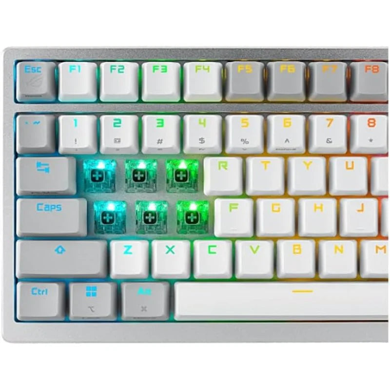 ASUS ROG Azoth Teclado Mecánico Gaming Switch ROG NX Red AZERTY Francés Blanco