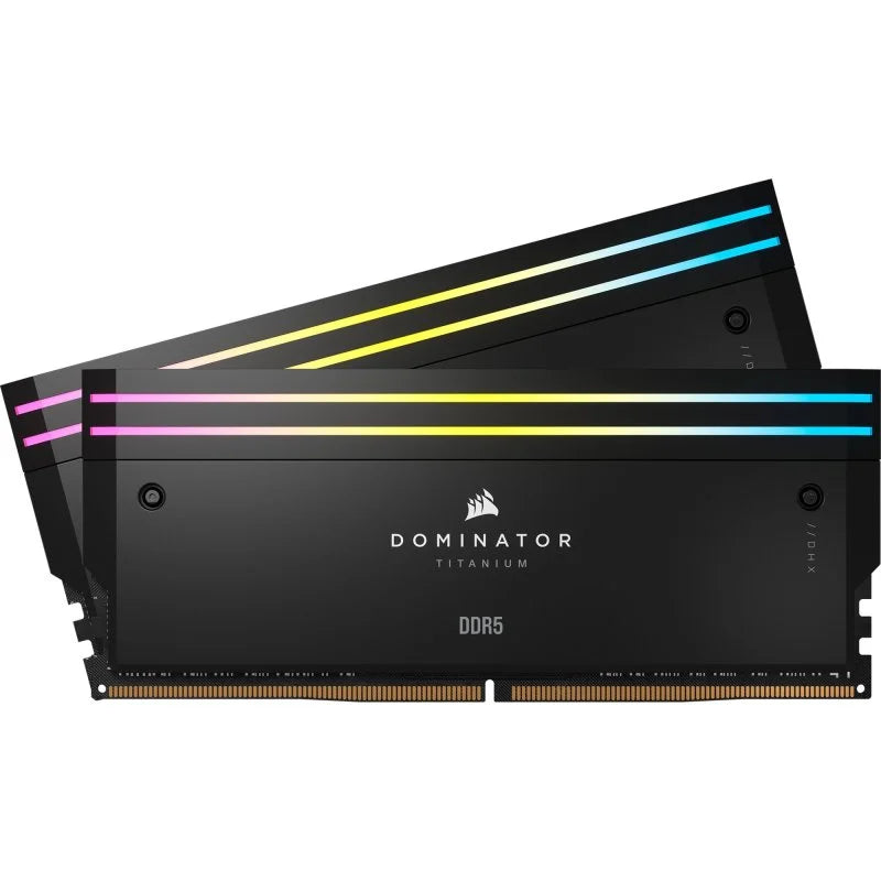 Memoria RAM Corsair Dominator Titanium DDR5 6400MHz 96GB 2x48GB CL32 XMP Negro