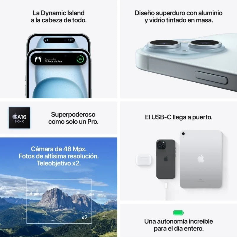 iPhone 15 256GB Rosa Claro