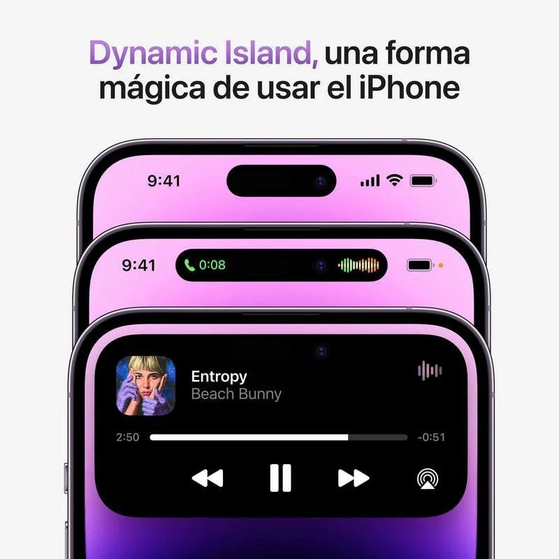 iPhone 14 Pro Morado Reluciente