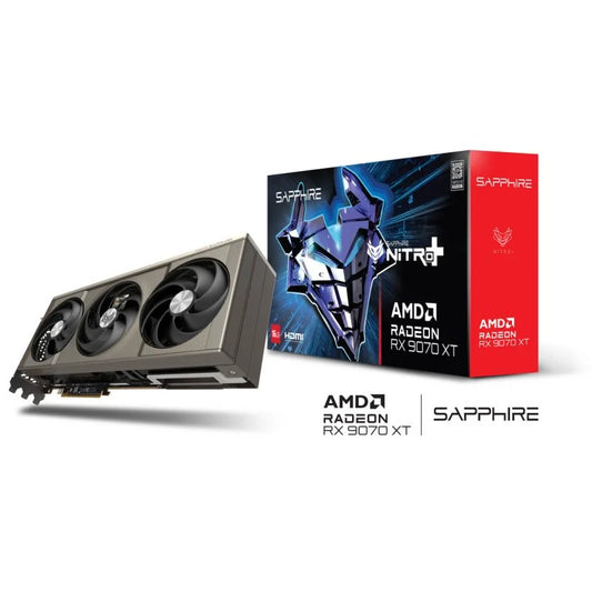 Tarjeta Gráfica Sapphire NITRO+ AMD Radeon RX 9070 XT Gaming OC 16GB GDDR6 FSR 4