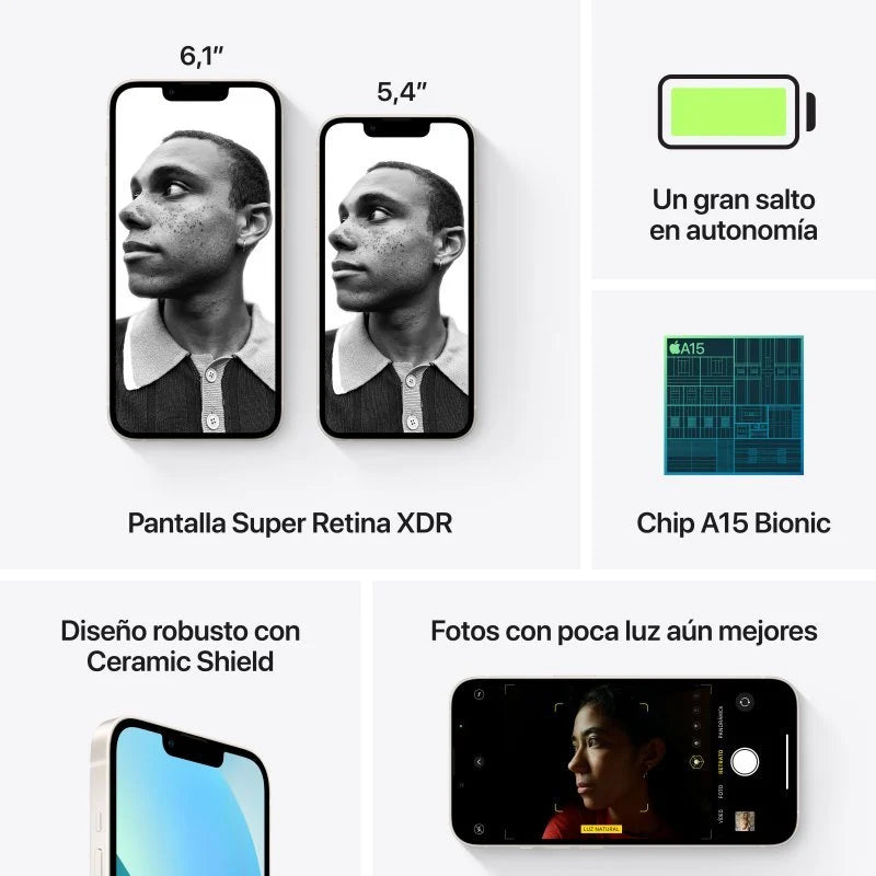 iPhone 13 128GB Blanco Titanio